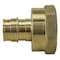 Apollo 3/4 in. Brass PEX-A Barb x 1 in. NPSM Manifold Inlet Adapter EPXNPSM34 - alternate 3
